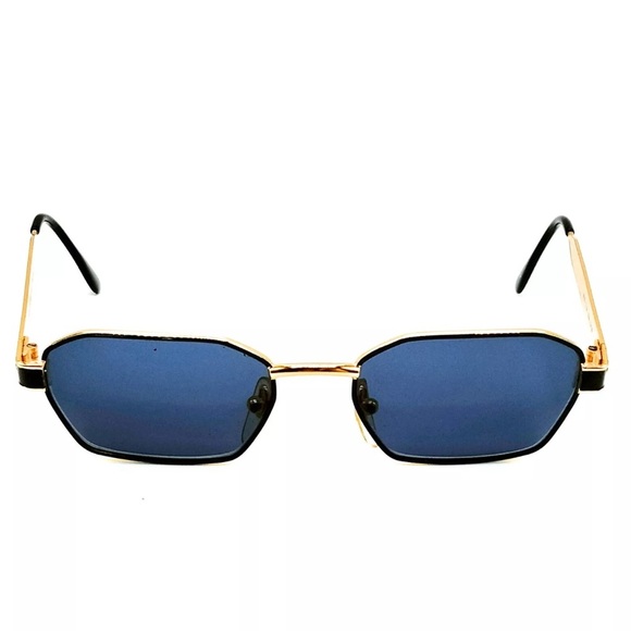 Authentic Gianni Versace Sunglasses  S59 Men's Gold needs new nose pads - Picture 3 of 11